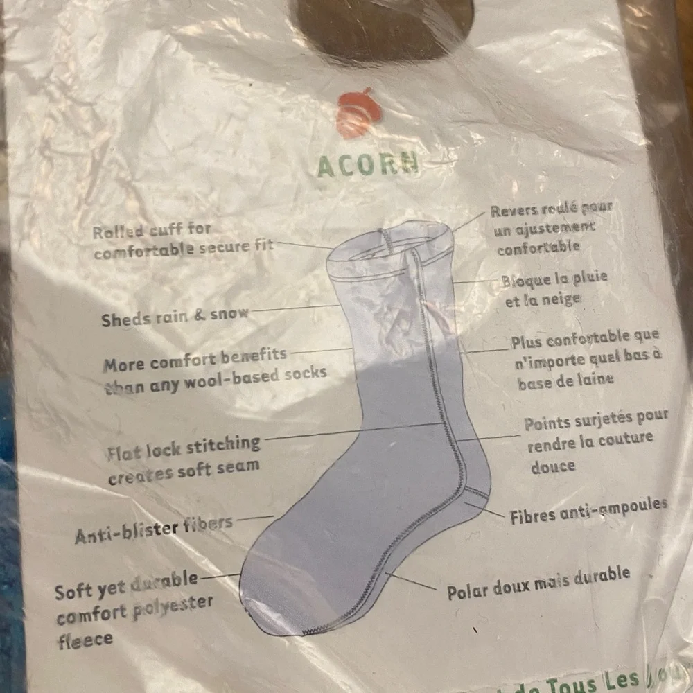 ACORN Kids Fleece Socks Size Small
